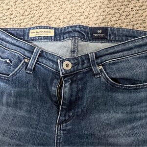 AG Adriano Goldschmied the Stevie Ankle 27 Medium Blue made in USA women’s jeans